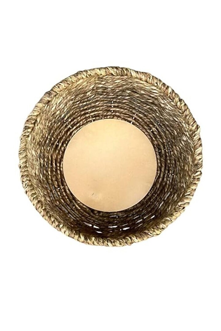 Brown Jute Planters (Set of 3) by The Advitya at Pernia's Pop Up Shop