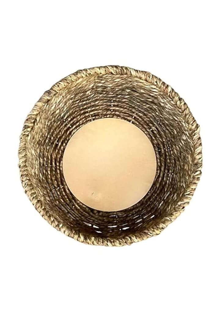 Brown Jute Planters (Set of 2) by The Advitya at Pernia's Pop Up Shop
