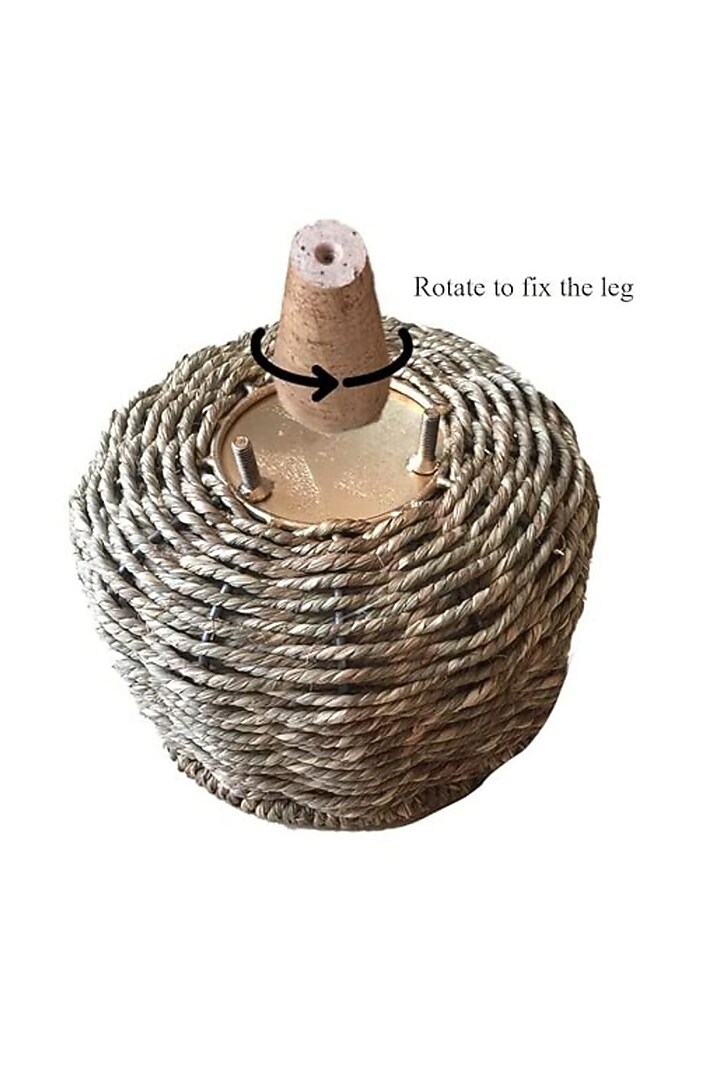 Brown Jute Planters (Set of 2) by The Advitya at Pernia's Pop Up Shop