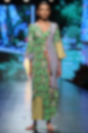 Green Long Dress by Anupamaa Dayal