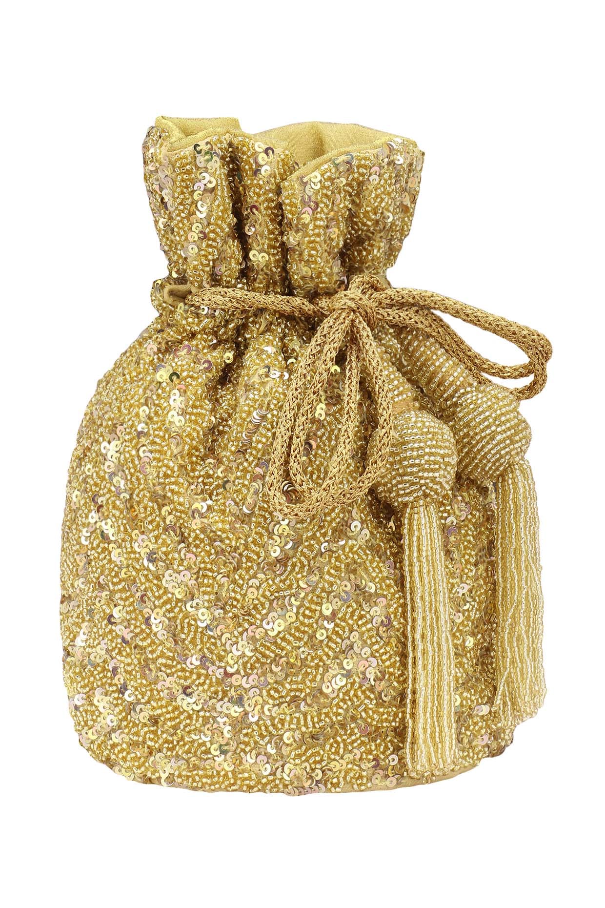 gold potli bag