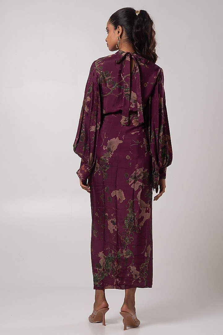 Multi-Colored Habutai Tie-Up Skirt Set by Advait at Pernia's Pop Up Shop