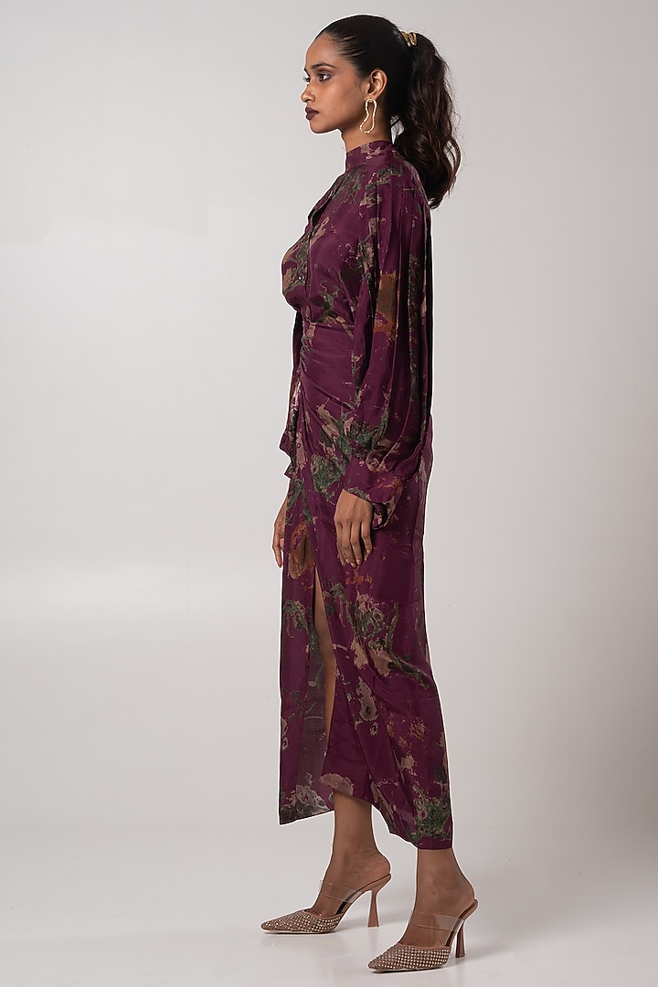 Multi-Colored Habutai Tie-Up Skirt Set by Advait at Pernia's Pop Up Shop