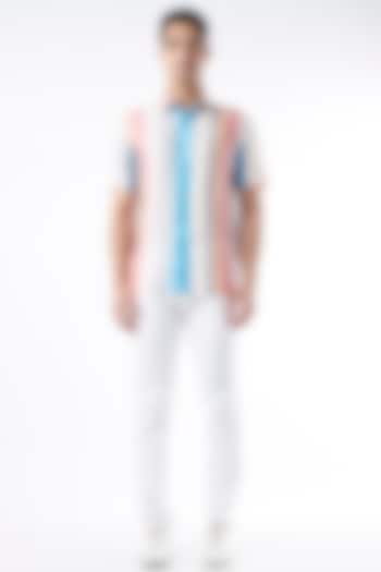 Multi-Colored Striped Shirt by Aeka Men