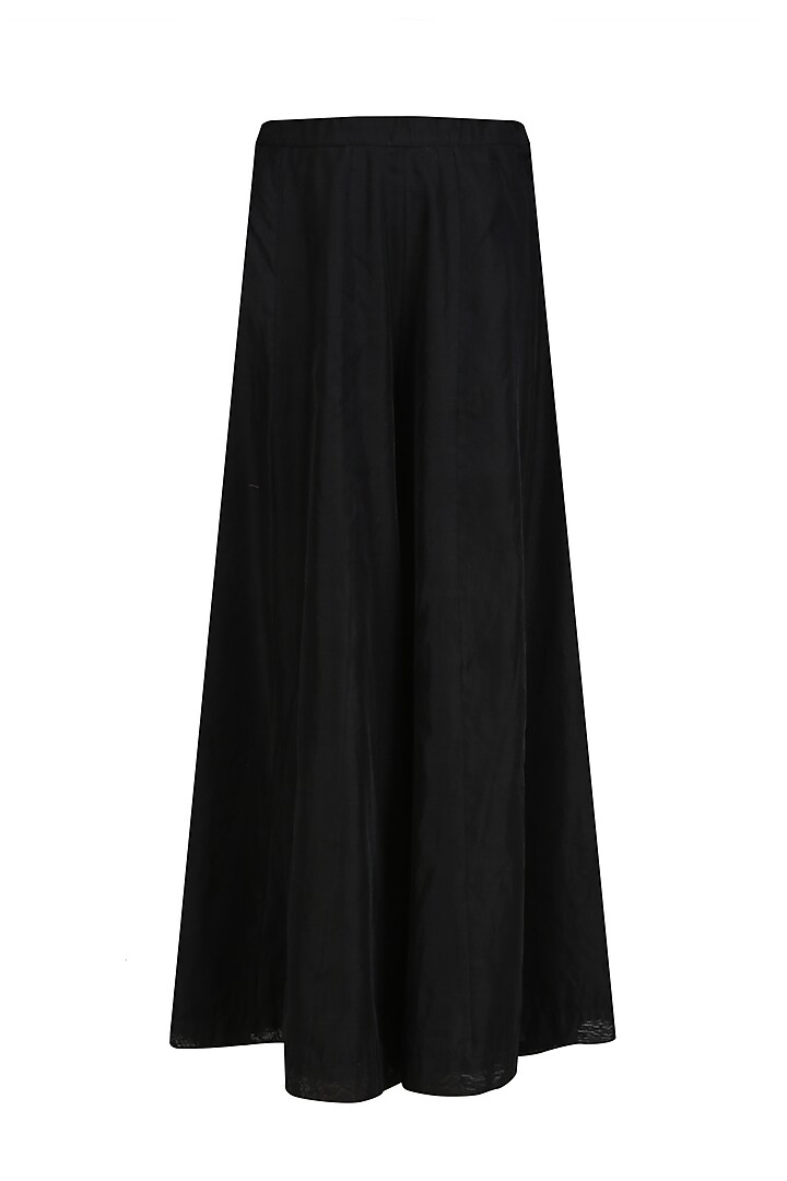 Black birds embroidered batwing sleeve jacket and pants set available only at Pernia's Pop Up Shop.