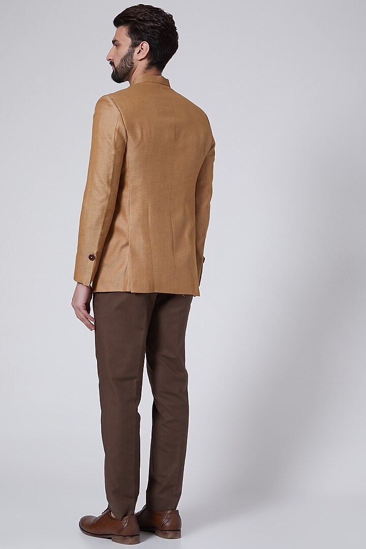 Gold Thread Embroidered Suit Set by Agape Men at Pernia's Pop Up Shop