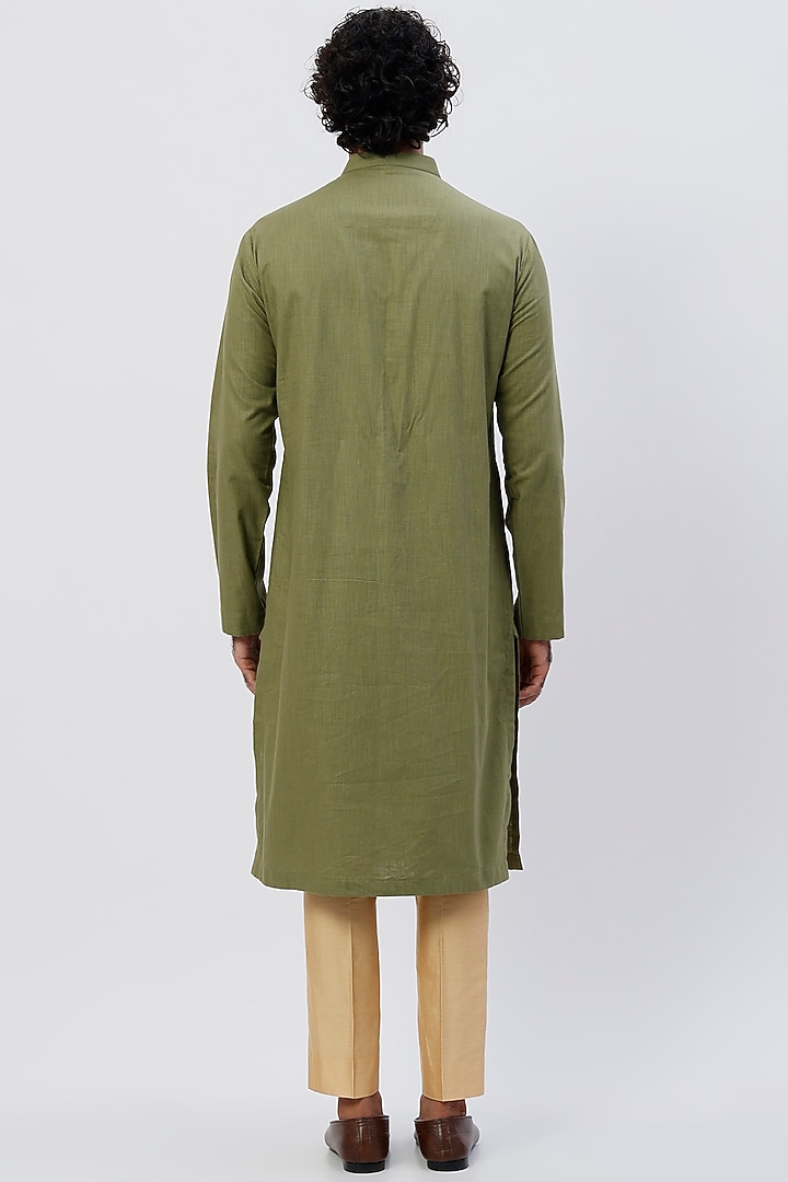Brown Printed Indowestern Set by Agape Men at Pernia's Pop Up Shop