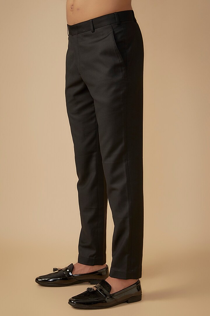 Greyish Suiting Geometric Motifs Wedding Bandhgala Set by Agape Men at Pernia's Pop Up Shop