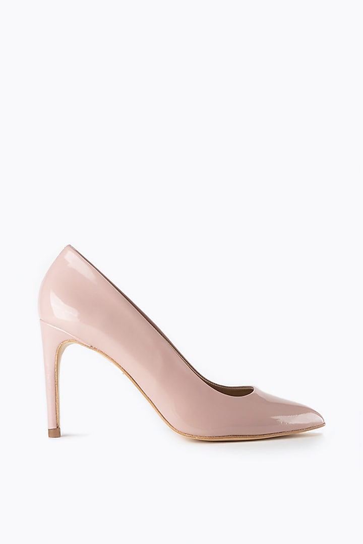 Nude Handmade Leather Pumps by Augustha