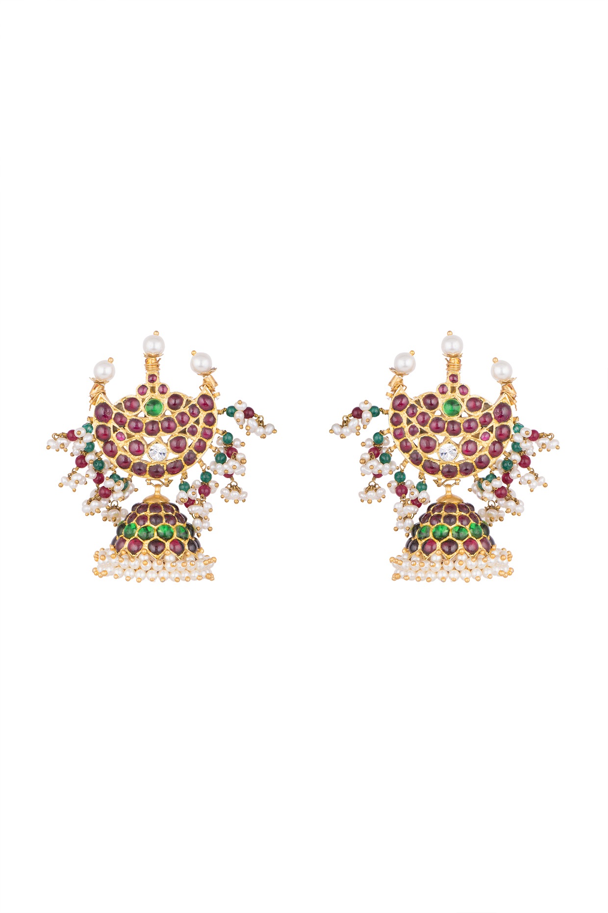 Order Earrings 3 - Gold Finish Online From Sai Harshith's Trendy  Collections,Chennai