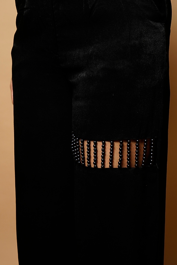 Black Velvet Co-Ord Set by AHI CLOTHING at Pernia's Pop Up Shop