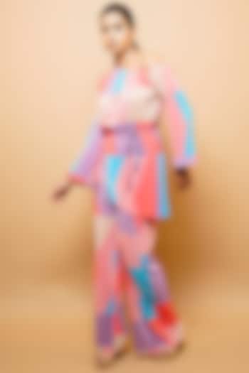 Multi-Colored Crush Co-Ord Set by AHI CLOTHING at Pernia's Pop Up Shop
