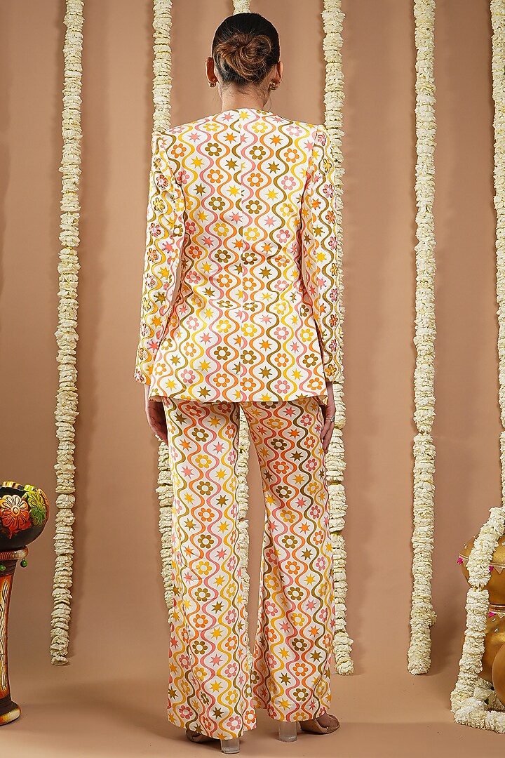 Multi-Colored Natural Crepe Digital Printed Co-Ord Set by AHI CLOTHING at Pernia's Pop Up Shop