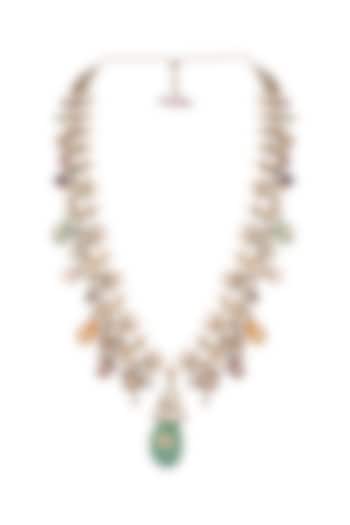 Gold Finish Baroque Pearl Necklace by Anayah Jewellery