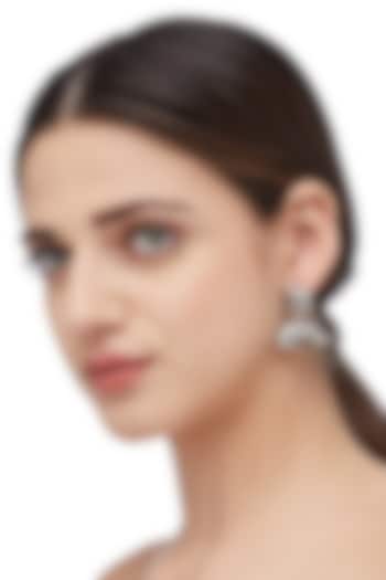 Fish Dangler Earrings In Sterling Silver by Ahilya Jewels at Pernia's Pop Up Shop