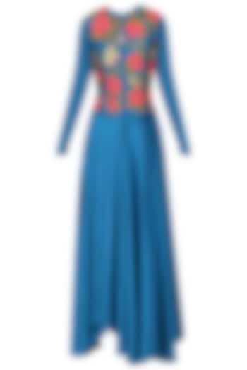 Harry Teal Green  Embroidey Kurta Set
