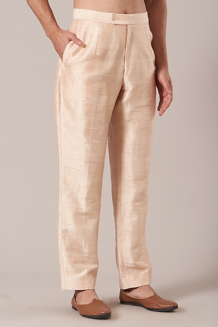 Beige Kurta Set With Multi-Colored Printed Bundi Jacket by Aisha Rao Men at Pernia's Pop Up Shop