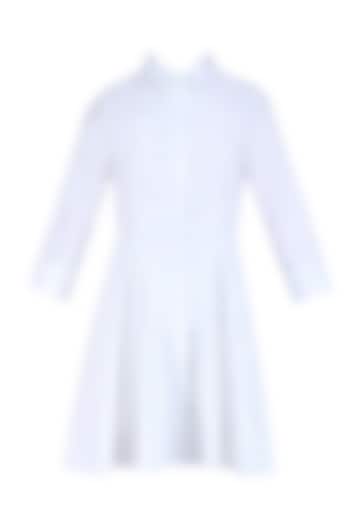 White Olivia Shirt Dress by Ankita
