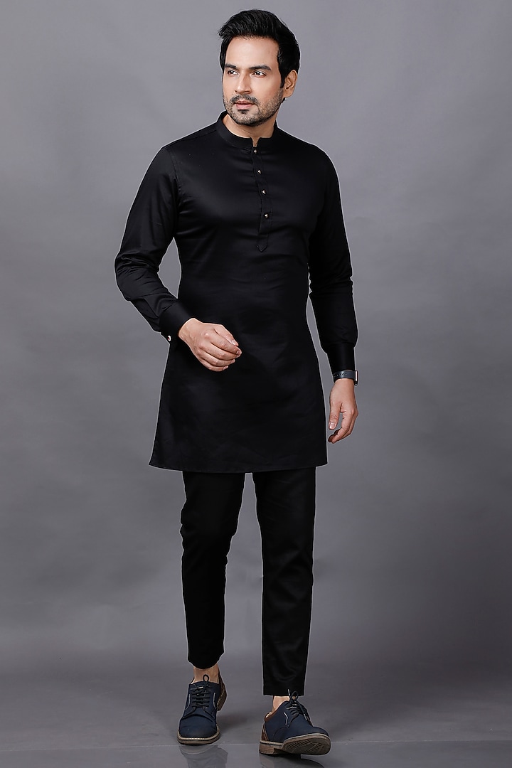 Red Suiting Zardosi Embroidered Nehru Jacket Set by AJAY KMR at Pernia's Pop Up Shop