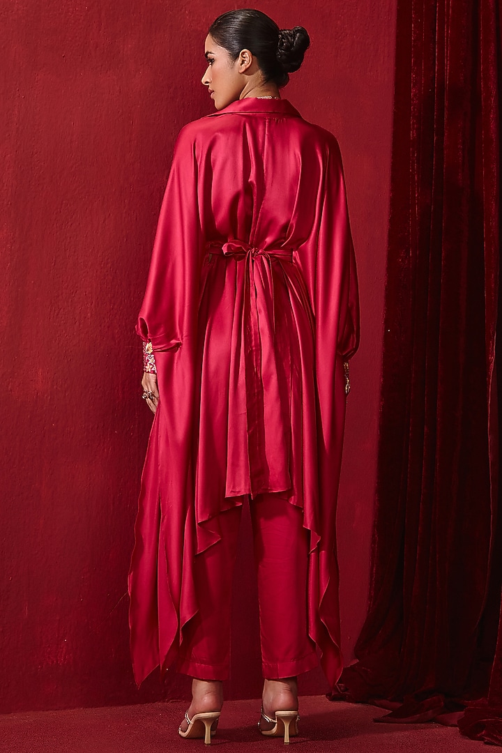 Rani Modal Silk Pant Set by Ajiesh Oberoi at Pernia's Pop Up Shop
