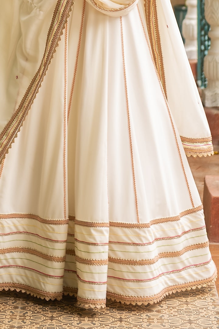 Ivory Maysa Embroidered Anarkali & Pant Set