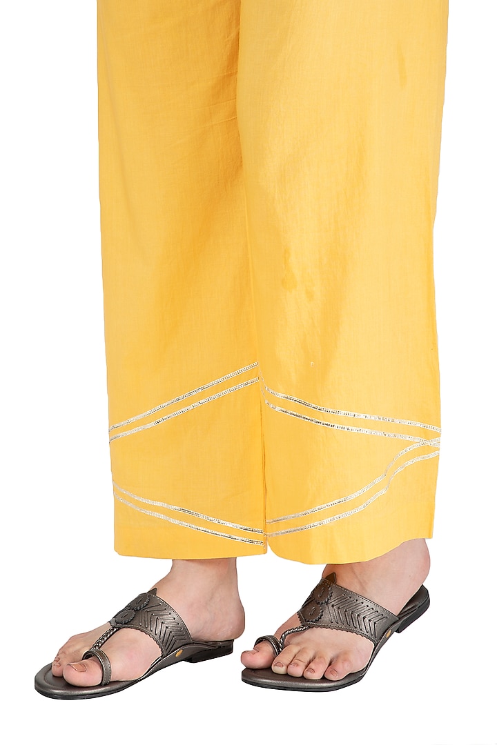 Gun Metal Handcrafted Flats by Aprajita Toor at Pernia's Pop Up Shop