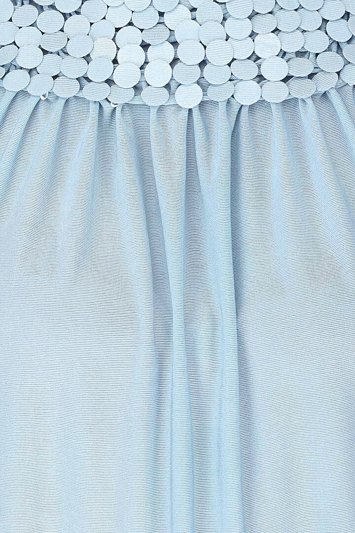 Sky blue sequinned shift dress available only at Pernia's Pop Up Shop.