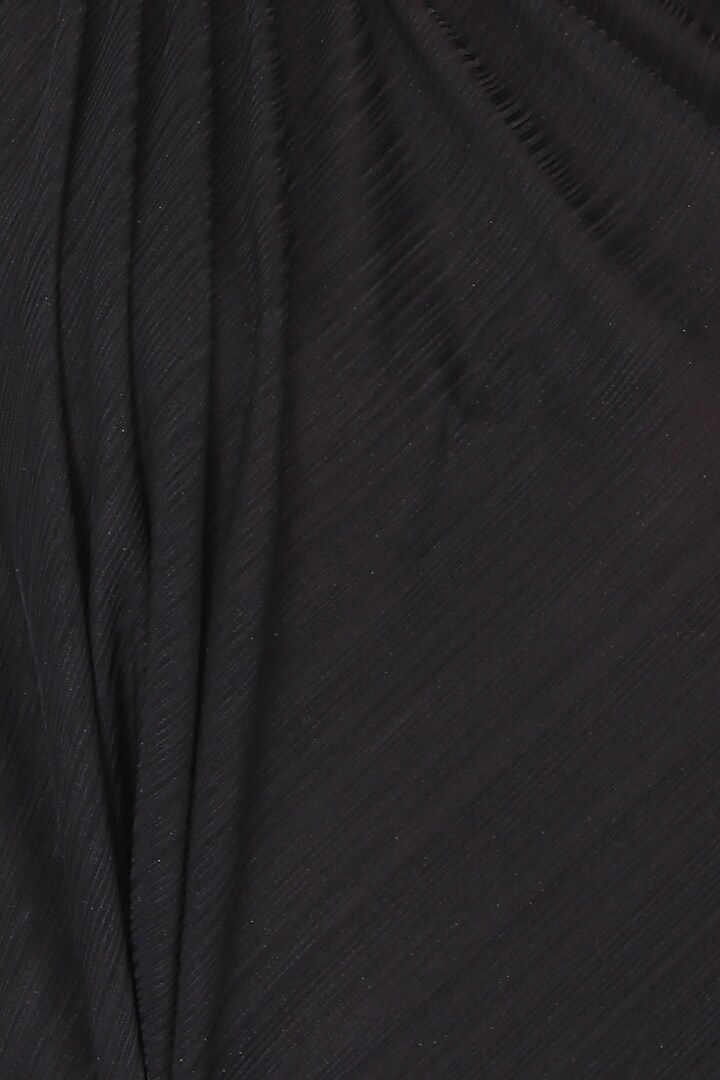 Black asymmetric one shoulder dress available only at Pernia's Pop Up Shop.