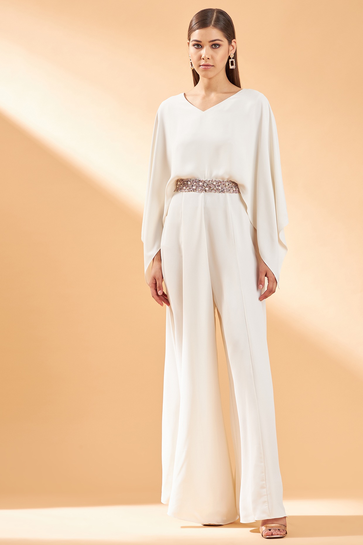 Jumpsuit creme outlet