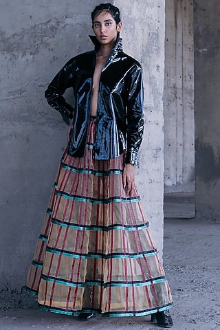 Black Structured Shirt by Akhl