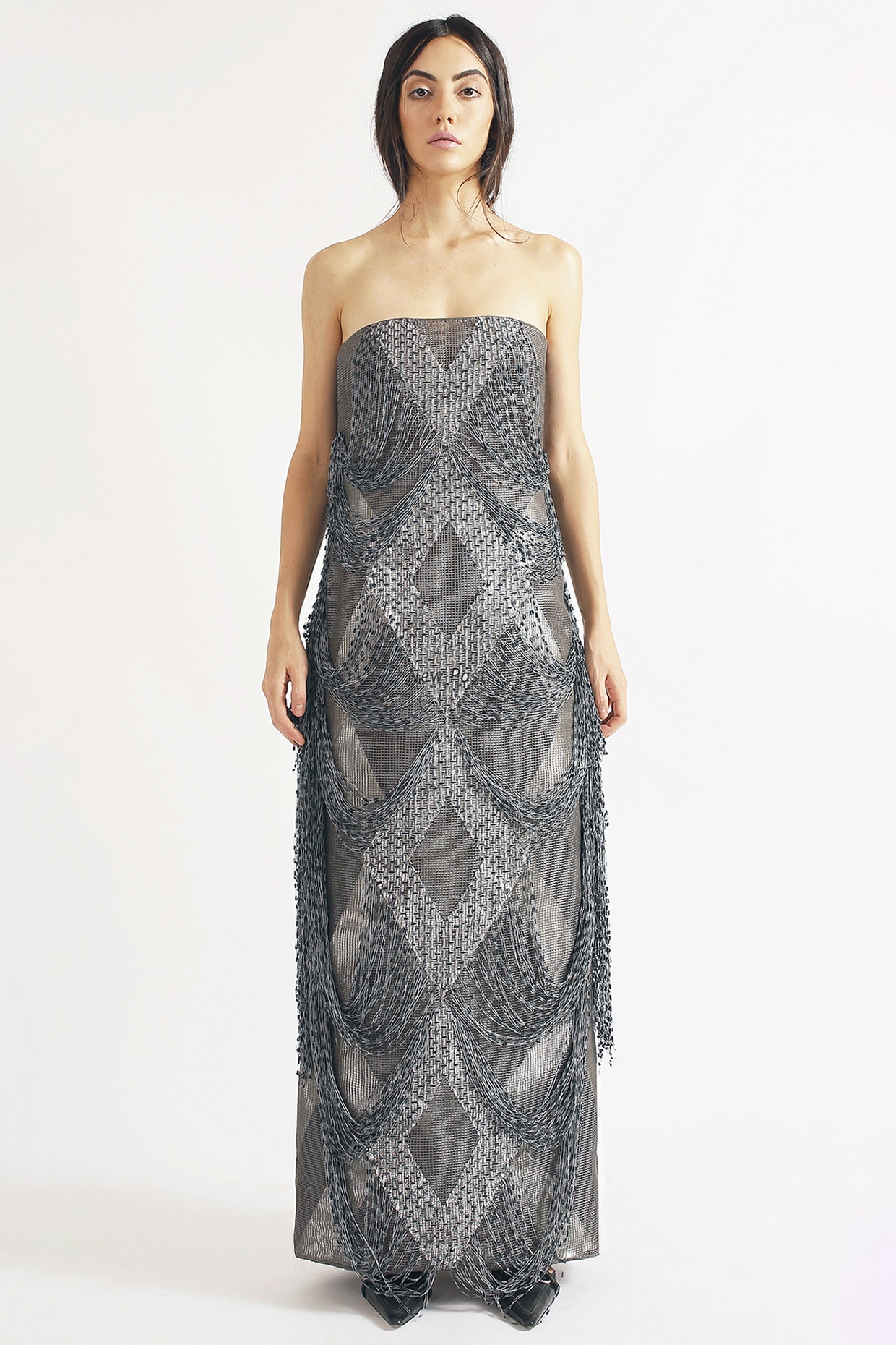 Pewter 2025 gray dress