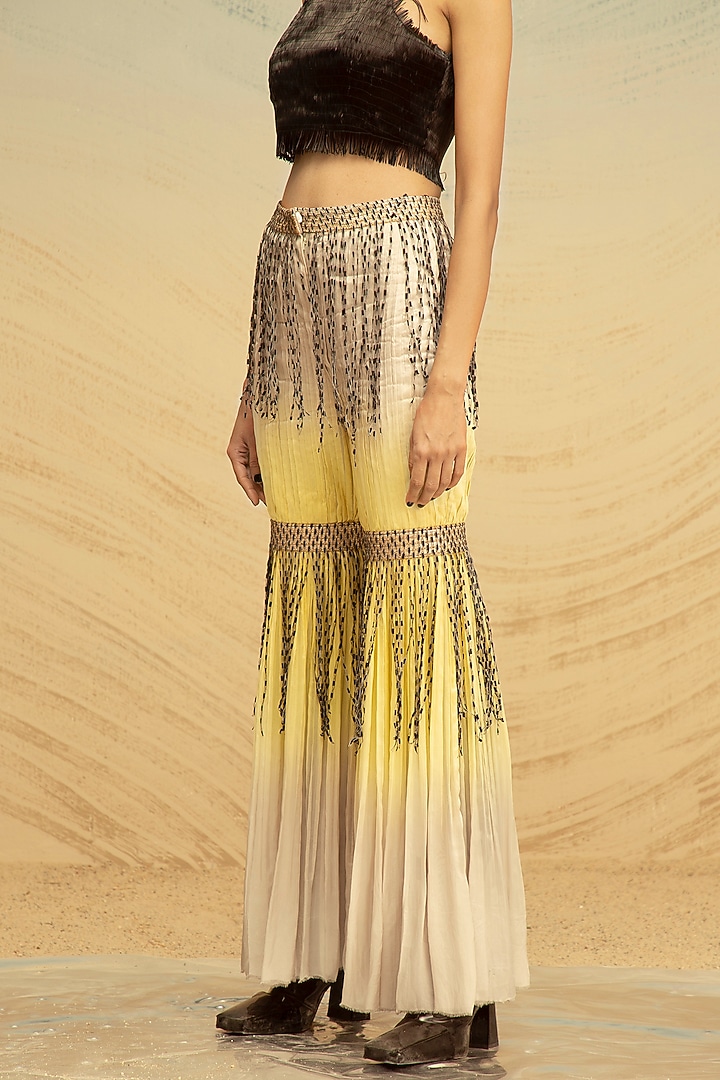 Multi-Colored Chiffon Pants by Akhl at Pernia's Pop Up Shop