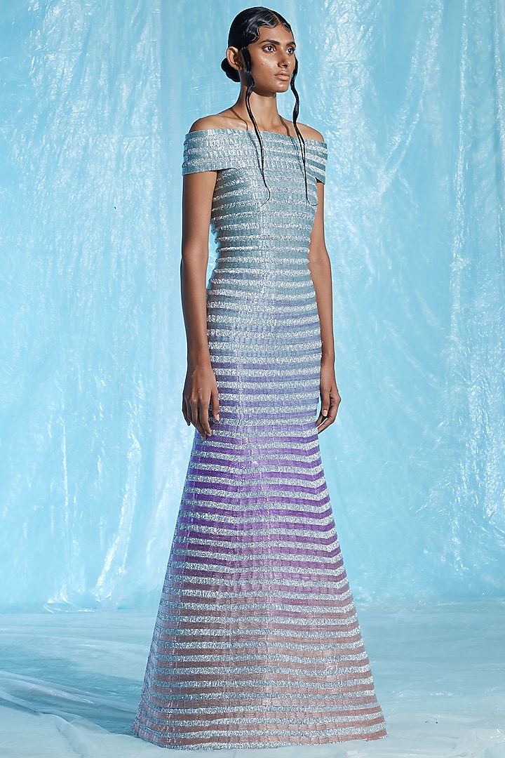 Multi-Colored Lurex Dress by Akhl