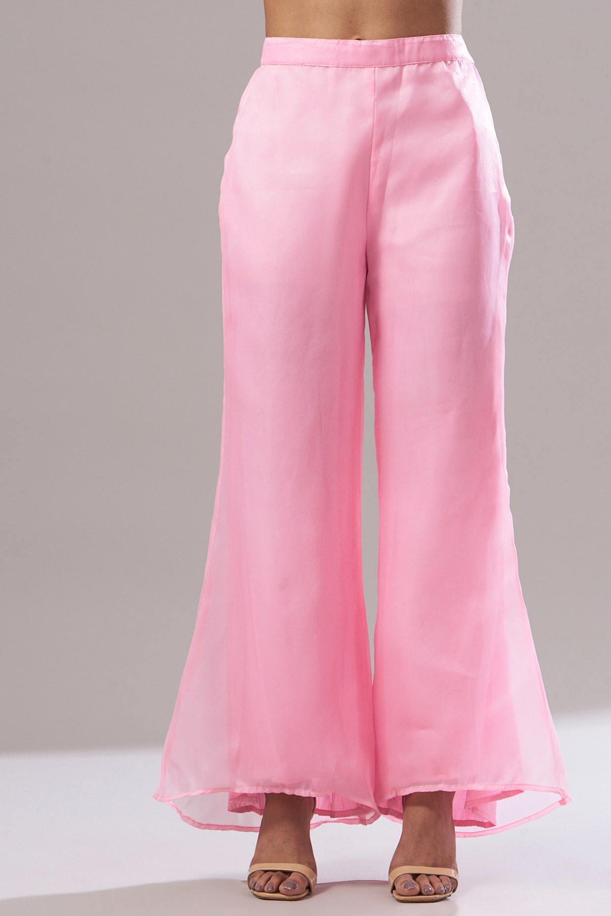 Pink Organza Pant Set Design by Akanksha Mago at Pernia's Pop Up Shop 2024