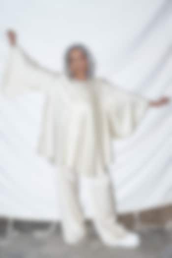 Ivory Bias Cut Tunic Set by AKOK at Pernia's Pop Up Shop