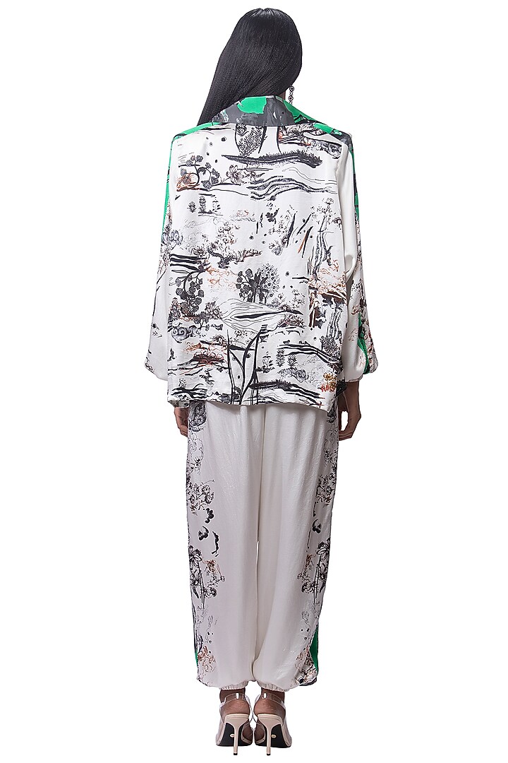 Multi-Colored Printed Blazer Set by AKOK at Pernia's Pop Up Shop