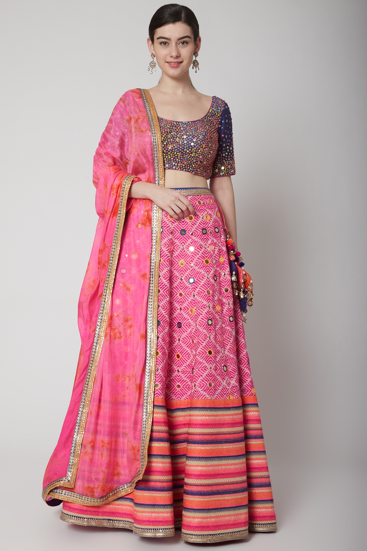 30 Different Shades Of Pink Wedding Lehengas We Loved