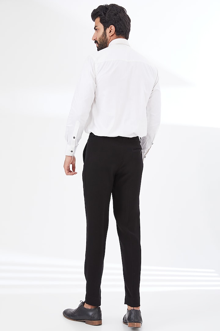 Black Cotton Pant Set by attire by kunal & Sid j at Pernia's Pop Up Shop