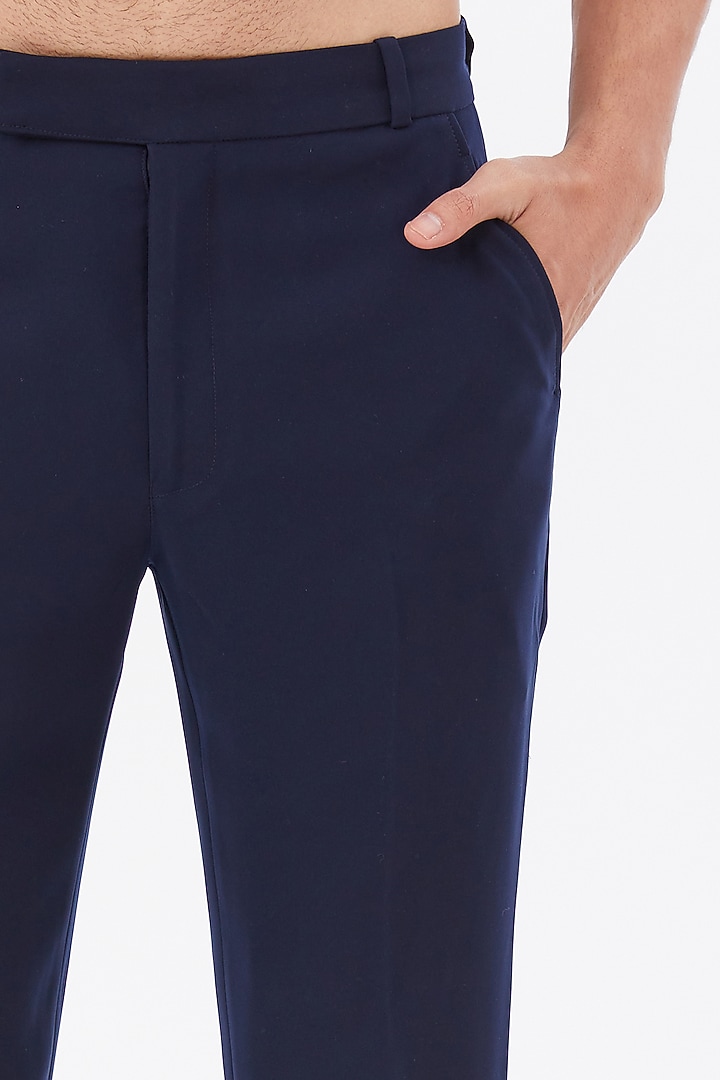 Blue Cotton Pant Set by attire by kunal & Sid j at Pernia's Pop Up Shop