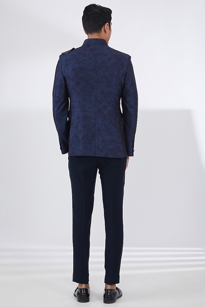 Blue Terylene Fabric Pant Set by Attire by kunal & Sid j at Pernia's Pop Up Shop