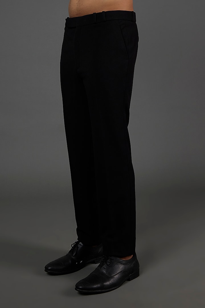 Black Cotton Pant Set by attire by kunal & Sid j at Pernia's Pop Up Shop
