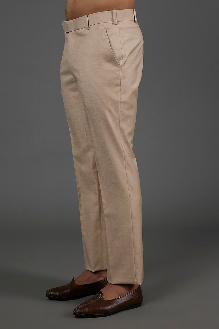 Grey Linen Bandhgala Set by attire by kunal & Sid j at Pernia's Pop Up Shop