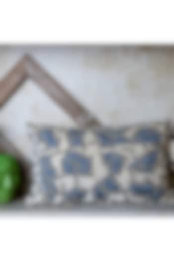 Symbolic Lumbar 
Hand Embroidered
Cushion Cover by ALCOVE at Pernia's Pop Up Shop