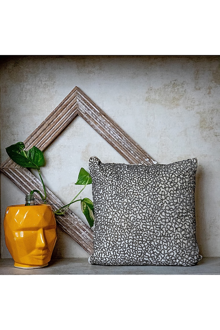 Water Beaded 
Cushion Cover by ALCOVE