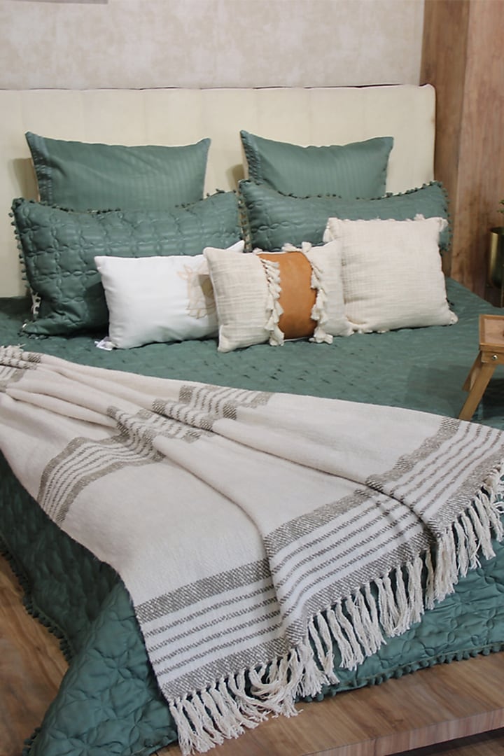 Sage Green Bedding by ALCOVE at Pernia's Pop Up Shop