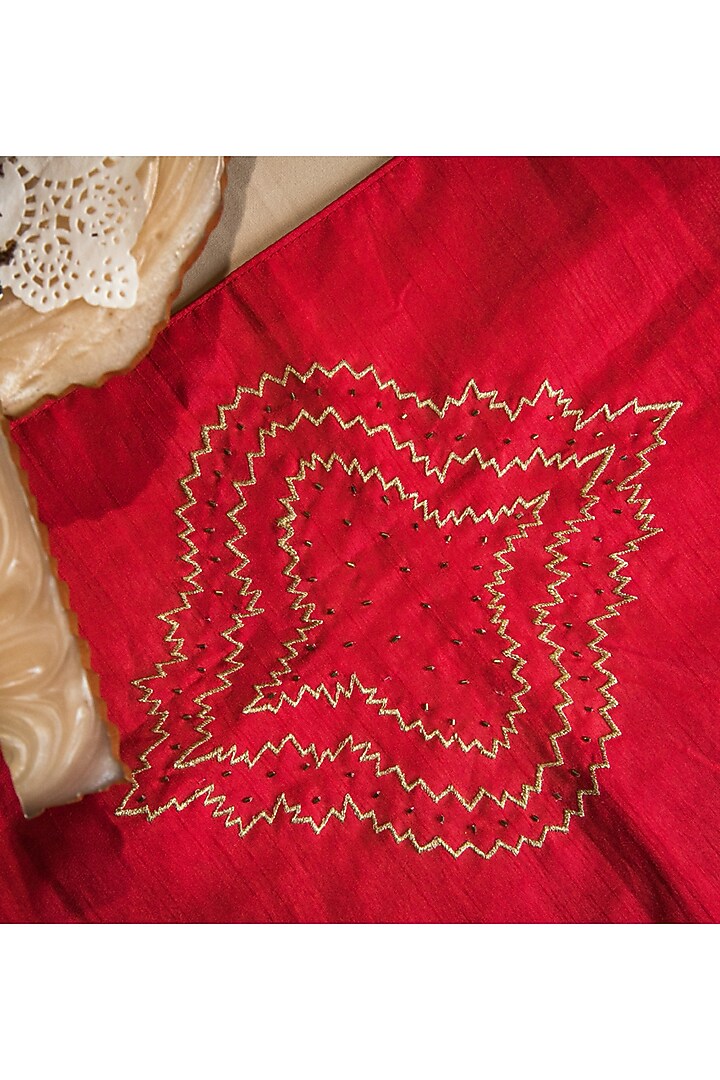 Red Geometric Runner by ALCOVE at Pernia's Pop Up Shop