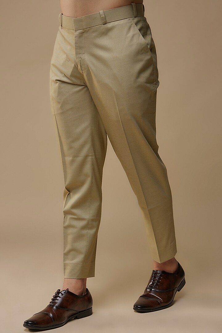 Beige Terry Rayon Self Textured Suit Set by LA ADORE BY BHAVIK J BAFNA at Pernia's Pop Up Shop