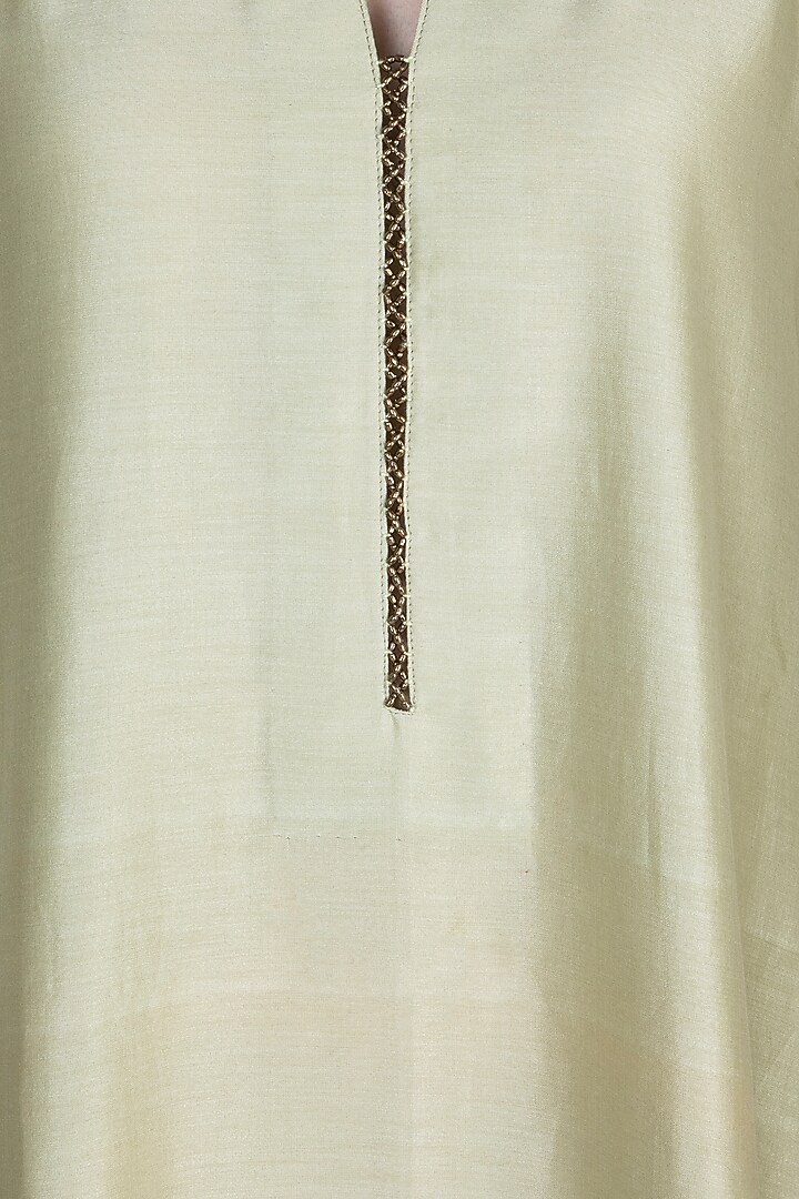 Pista Green Embroidered Kurta Set by Alkaline by Alka Suman at Pernia's Pop Up Shop