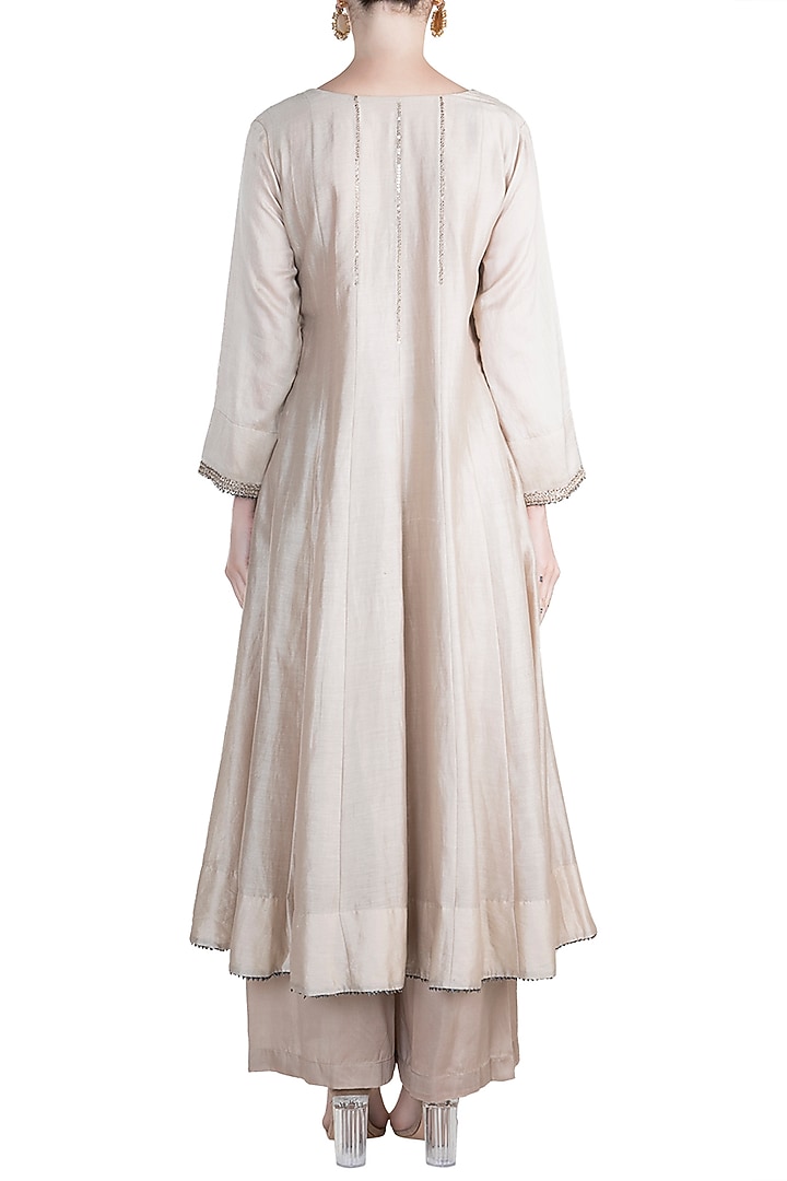 Grey Embroidered Kurta Set by Alkaline by Alka Suman at Pernia's Pop Up Shop