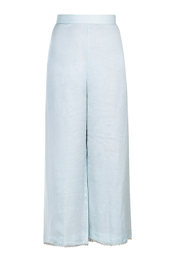 Powder Blue Embroidered Kurta With Dupatta & Slip by Alkaline by Alka Suman at Pernia's Pop Up Shop